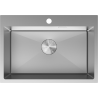 Mexen Solix steel sink single bowl 650 x 450 mm, inox - 6403651000-01