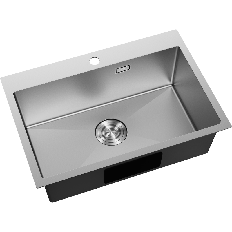 Mexen Solix stainless steel sink single-bowl 650 x 450 mm, inox - 6403651000-01
