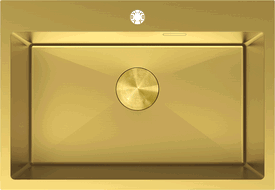 Mexen Solix steel sink 1-bowl 650 x 450 mm, gold - 6403651000-55
