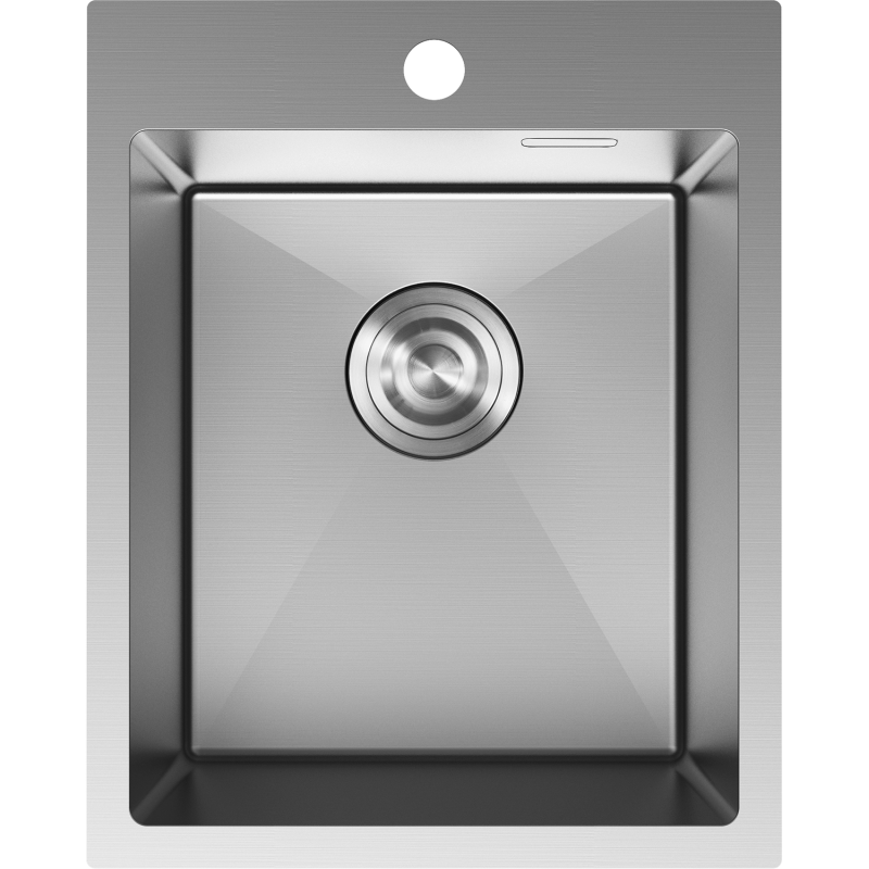 Mexen Solix stainless steel sink 1-bowl 400 x 500 mm, inox - 6406401000-01