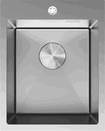 Mexen Solix stainless steel sink 1-bowl 400 x 500 mm, inox - 6406401000-01