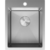 Mexen Solix 1-Bowl Stainless Steel Sink 400 x 500 mm, Inox HC - 6406401000-01HC