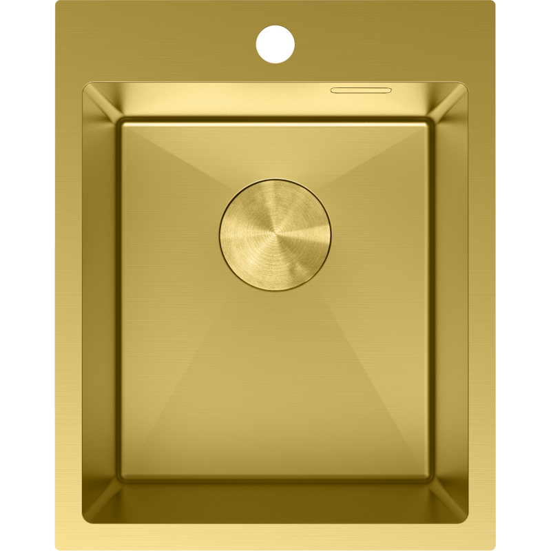 Mexen Solix stainless steel sink 1-bowl 400 x 500 mm, gold - 6406401000-55