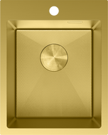 Mexen Solix 1-bowl steel kitchen sink 400 x 500 mm, gold HC - 6406401000-55HC