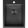 Mexen Solix stainless steel sink 1-chamber 400 x 500 mm, black HC - 6406401000-70HC