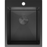 Mexen Solix stainless steel sink 1-chamber 400 x 500 mm, black HC - 6406401000-70HC