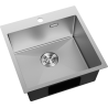 Mexen Solix stainless steel single-bowl sink 500 x 500 mm, inox - 6407501000-01