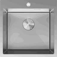 Mexen Solix stainless steel single-bowl sink 500 x 500 mm, inox - 6407501000-01