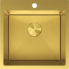 Mexen Solix 1-bowl stainless steel sink 500 x 500 mm, gold HC - 6407501000-55HC