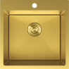 Mexen Solix 1-bowl stainless steel sink 500 x 500 mm, gold HC - 6407501000-55HC