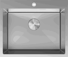 Mexen Solix stainless steel sink 1-bowl 600 x 500 mm, inox - 6408601000-01