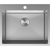Mexen Solix stainless steel sink 1-bowl 600 x 500 mm, inox - 6408601000-01