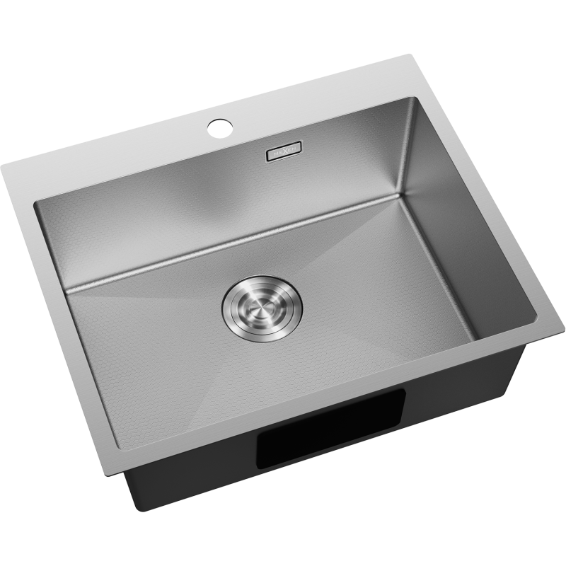 Mexen Solix stainless steel sink 1-bowl 600 x 500 mm, inox HC - 6408601000-01HC