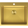Mexen Solix 1-bowl stainless steel sink 600 x 500 mm, gold HC - 6408601000-55HC