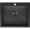 Mexen Solix stainless steel sink 1-bowl 600 x 500 mm, black HC - 6408601000-70HC