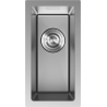 Mexen Trixo stainless steel sink 1-bowl 230 x 440 mm, inox - 6411221000-01