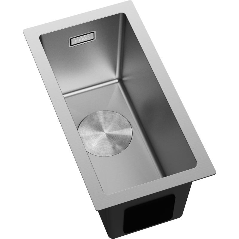 Mexen Trixo stainless steel sink 1-bowl 230 x 440 mm, inox - 6411221000-01