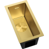 Mexen Trixo steel sink 1-bowl 230 x 440 mm, gold - 6411221000-55