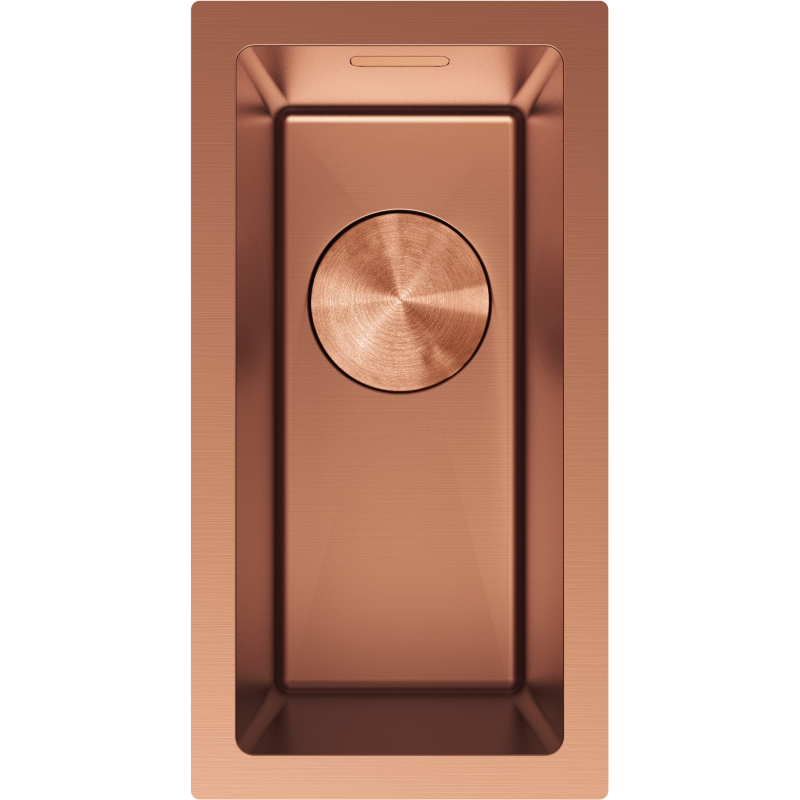Mexen Trixo stainless steel sink 1-bowl 230 x 440 mm, copper - 6411221000-65