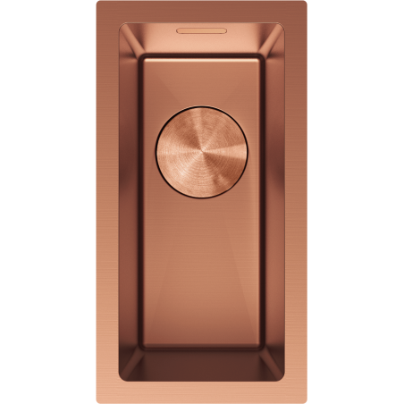 Mexen Trixo stainless steel sink 1-bowl 230 x 440 mm, copper - 6411221000-65