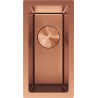 Mexen Trixo stainless steel sink 1-bowl 230 x 440 mm, copper - 6411221000-65