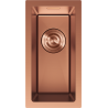 Mexen Trixo stainless steel sink 1-bowl 230 x 440 mm, copper - 6411221000-65