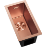 Mexen Trixo steel sink single bowl 230 x 440 mm, copper HC - 6411221000-65HC