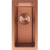 Mexen Trixo steel sink single bowl 230 x 440 mm, copper HC - 6411221000-65HC
