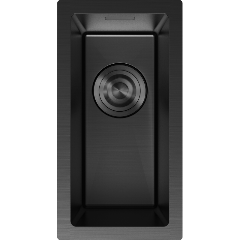 Mexen Trixo 1-Bowl Stainless Steel Sink 230 x 440 mm, Black - 6411221000-70