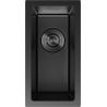 Mexen Trixo 1-bowl stainless steel sink 230 x 440 mm, black - 6411221000-70