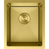 Mexen Trixo 1-Bowl Stainless Steel Sink 370 x 440 mm, Gold HC - 6412371000-55HC