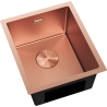 Mexen Trixo 1-Bowl Stainless Steel Sink 370 x 440 mm, Copper HC - 6412371000-65HC