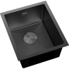 Mexen Trixo steel sink 1-bowl 370 x 440 mm, black HC - 6412371000-70HC