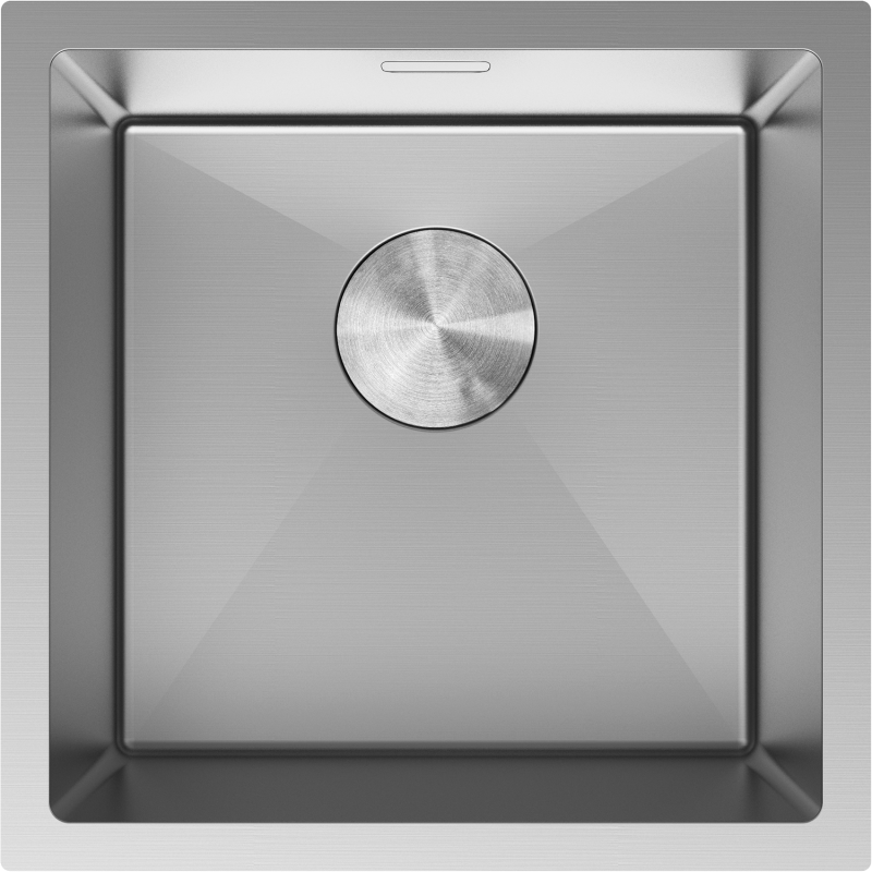Mexen Trixo stainless steel single-bowl sink 440 x 440 mm, inox - 6413441000-01
