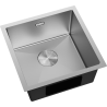 Mexen Trixo stainless steel sink, 1-bowl 440 x 440 mm, inox - 6413441000-01