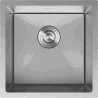 Mexen Trixo stainless steel sink 1-bowl 440 x 440 mm, inox HC - 6413441000-01HC