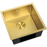 Mexen Trixo steel sink 1-bowl 440 x 440 mm, gold - 6413441000-55