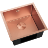 Mexen Trixo steel sink 1-bowl 440 x 440 mm, copper HC - 6413441000-65HC
