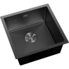 Mexen Trixo stainless steel sink 1-bowl 440 x 440 mm, black HC - 6413441000-70HC