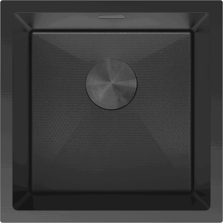 Mexen Trixo Steel Sink Single-Bowl 440 x 440 mm, Black HC - 6413441000-70HC