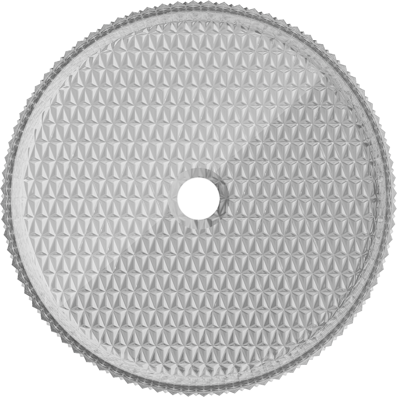 Mexen Aura glass countertop washbasin 39 x 39 cm, grey - 24013966