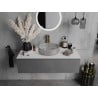 Mexen Aura glass countertop sink 39 x 39 cm, gray - 24013966
