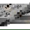 Mexen Aura Glass Countertop Basin 39 x 39 cm, Transparent/Black - 24013971