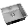 Mexen Trixo stainless steel sink 1-bowl 540 x 440 mm, inox - 6414541000-01