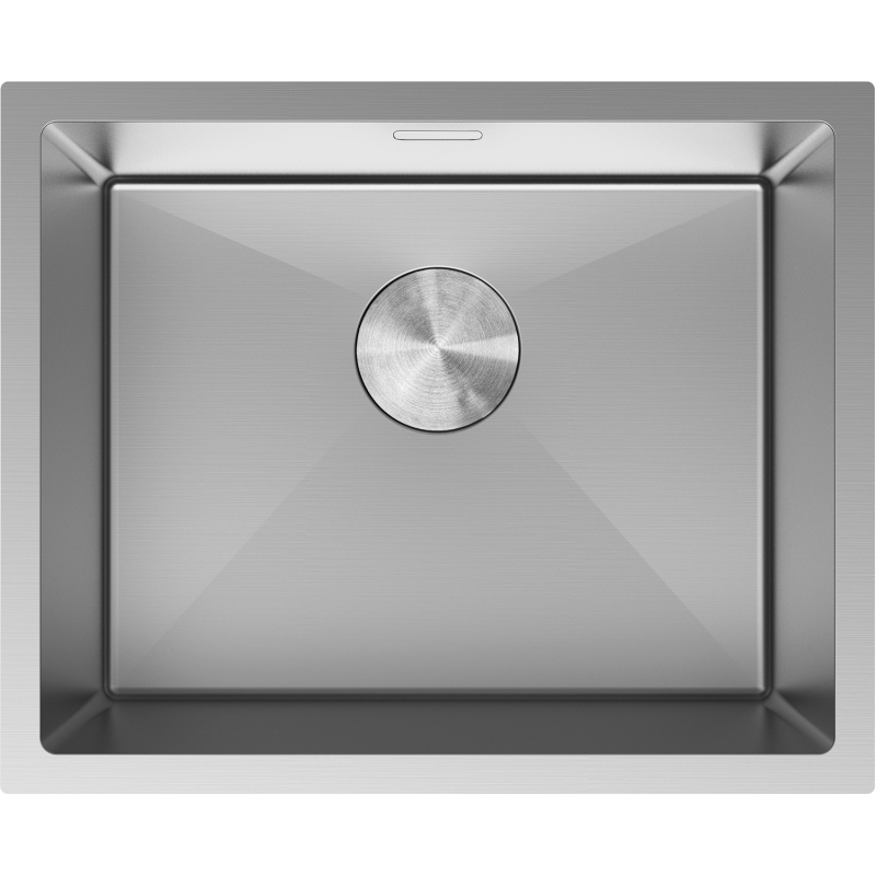 Mexen Trixo stainless steel sink 1-bowl 540 x 440 mm, inox - 6414541000-01