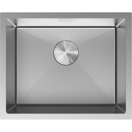 Mexen Trixo stainless steel sink 1-bowl 540 x 440 mm, inox - 6414541000-01
