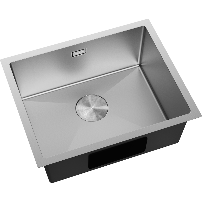 Mexen Trixo stainless steel sink 1-bowl 540 x 440 mm, inox - 6414541000-01