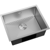 Mexen Trixo stainless steel sink 1-bowl 540 x 440 mm, inox - 6414541000-01