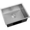 Mexen Trixo Stainless Steel 1-Bowl Sink 540 x 440 mm, Inox HC - 6414541000-01HC