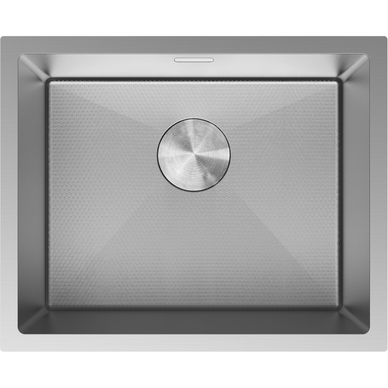 Mexen Trixo Stainless Steel 1-Bowl Sink 540 x 440 mm, Inox HC - 6414541000-01HC